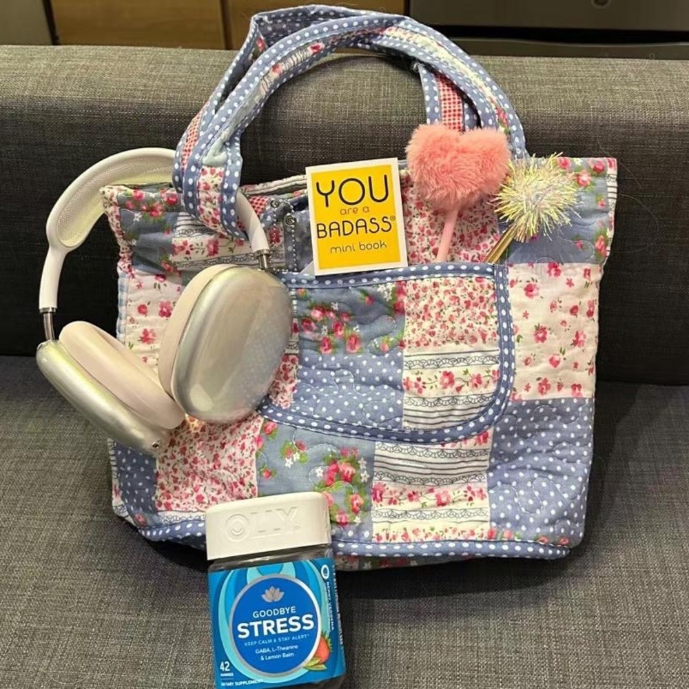 Super Cute Patch Work Quilted Bag - image 1